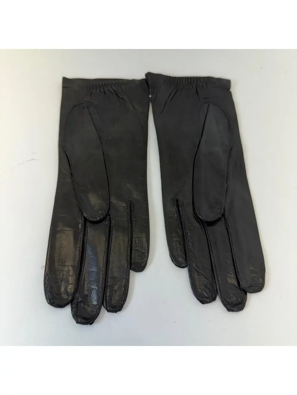 Real Kid Vintage Leather Gloves Lined Western Germany WPL-9111 Size 6 1/2 D-10‎